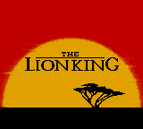 The Lion King (GG)   © Sega 1995    1/2