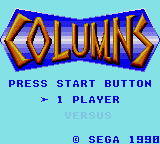 Columns (GG)   © Sega 1990    1/4