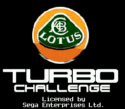 Lotus Esprit Turbo Challenge (SMD)   © EA 1992    1/3