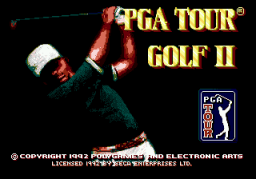 PGA Tour Golf II (SMD)   © EA 1992    1/3