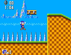 Sonic The Hedgehog (SMS)   © Sega 1991    4/12