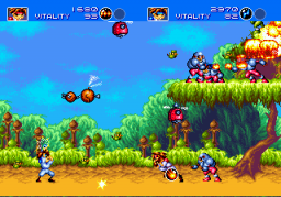 Gunstar Heroes (SMD)   © Sega 1993    3/6