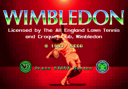 Wimbledon (SMD)   © Sega 1993    1/3