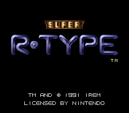 Super R-Type (SNES)   © Irem 1991    1/4