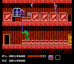 Teenage Mutant Ninja Turtles (NES)   © Palcom 1989    2/3