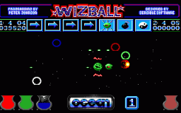 Wizball (AMI)   © Ocean 1988    2/3