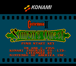 Castlevania II: Simon's Quest   © Konami 1988   (NES)    1/13