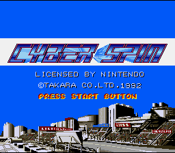 Cyber Spin (SNES) &nbsp; &copy; Takara 1992 &nbsp;  1/3
