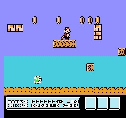 Super Mario Bros. 3 (NES)   © Nintendo 1988    19/40
