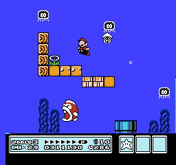 Super Mario Bros. 3 (NES)   © Nintendo 1988    37/40