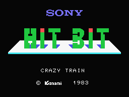 Crazy Train (MSX)   ©  1984    1/2