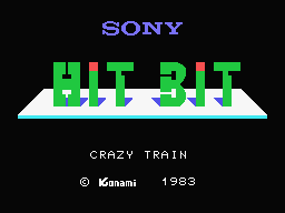 Crazy Train (MSX) &nbsp; &copy;  1984 &nbsp;  1/2