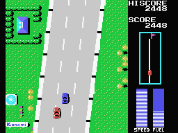 Road Fighter (MSX)   © Konami 1985    2/2