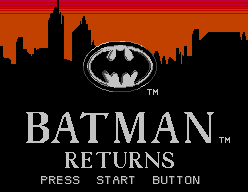 Batman Returns (SMS)   © Sega 1993    1/3