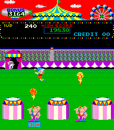 Circus Charlie (ARC)   © Konami 1984    4/6