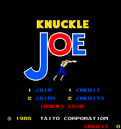 Knuckle Joe (ARC)   © Seibu Kaihatsu 1985    1/3