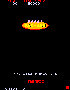 Super Pac-Man (ARC)   © Namco 1982    1/5
