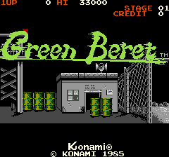 Green Beret (ARC)   © Konami 1985    1/6