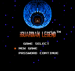 The Guardian Legend (NES)   © Brderbund 1988    1/3