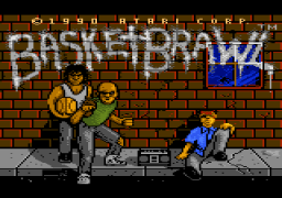 Basketbrawl   © Atari 1990   (7800)    1/3