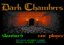Dark Chambers (7800)   © Atari Corp. 1988    1/3