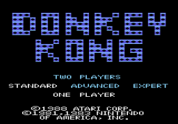 Donkey Kong (7800)   © Atari Corp. 1988    1/3