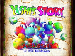 Yoshi's Story   © Nintendo 1997   (N64)    1/3