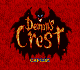 Demon's Crest (SNES)   © Capcom 1994    1/6