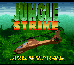 Jungle Strike (SNES)   © EA 1995    1/3