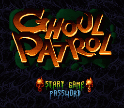 Ghoul Patrol (SNES)   © JVC 1994    1/4