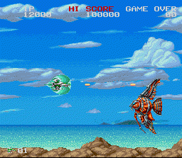 Darius Twin (SNES) &nbsp; &copy; Taito 1991 &nbsp;  4/5