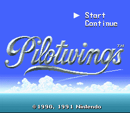 Pilotwings (SNES)   © Nintendo 1990    1/8