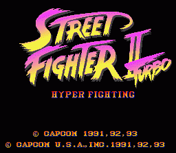 Street Fighter II Turbo (SNES)   © Capcom 1993    1/6