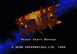 Cosmic Carnage (32X)   © Sega 1994    1/6
