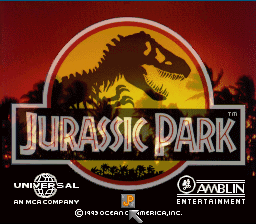 Jurassic Park (SNES)   © Ocean 1993    1/4