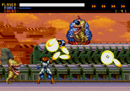 Alien Soldier (SMD) &nbsp; &copy; Sega 1995 &nbsp;  4/5