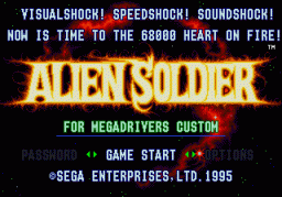 Alien Soldier (SMD)   © Sega 1995    1/5