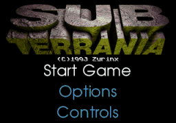 Sub-Terrania (SMD)   © Sega 1994    1/4