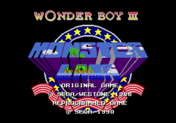 Wonder Boy III: Monster Lair (SMD)   © Sega 1989    1/3