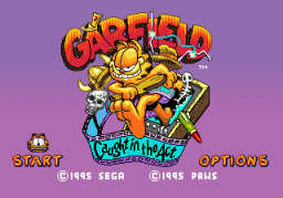 Garfield: Caught In The Act (SMD)   © Sega 1995    1/3