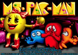 Ms. Pac-Man (SMD)   © Tengen 1991    1/3