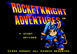 Rocket Knight Adventures (SMD) &nbsp; &copy; Konami 1993 &nbsp;  10/10