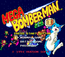 Mega Bomberman (SMD)   © Hudson 1994    1/3