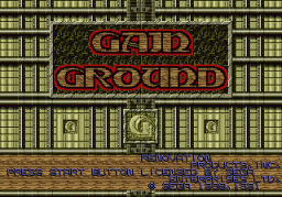 Gain Ground (SMD)   © Sega 1991    1/5