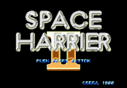 Space Harrier II (SMD)   © Sega 1988    1/3