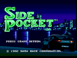 Side Pocket (SMD)   © Data East 1992    1/2