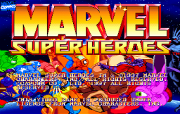 Marvel Super Heroes (SS)   © Capcom 1997    1/3