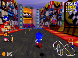 Sonic R (SS)   © Sega 1997    5/6