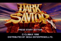 Dark Savior (SS)   © Climax Entertainment 1996    1/6