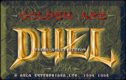 Golden Axe: The Duel   © Sega 1995   (SS)    1/7